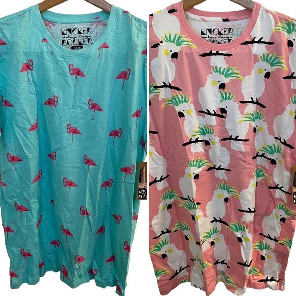 knickerbocker Other - NWT Knicker Bocker Men’s Short Sleeve T-Shirt Bundle 2 Shirts “Vintage Design” L